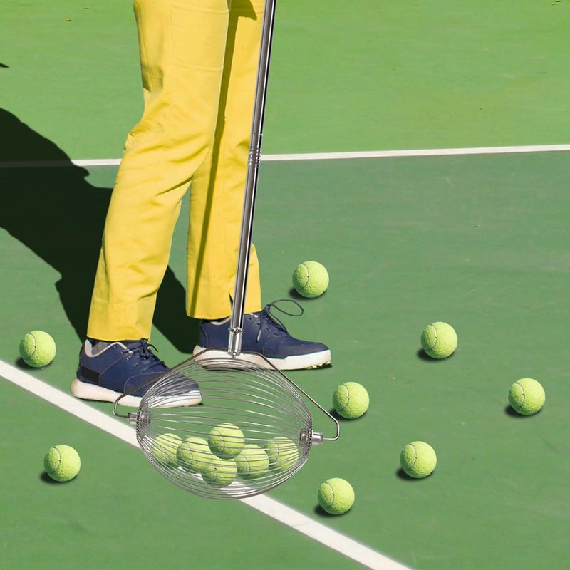 Voodans Tennis Ball Hopper Padel Balls Pickleball Retriever Machine Ball Picker Upper Thrower Shagger Saver Collector - Image 4